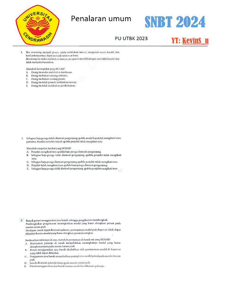 Salinan Soal Pu 2023 C Pdf