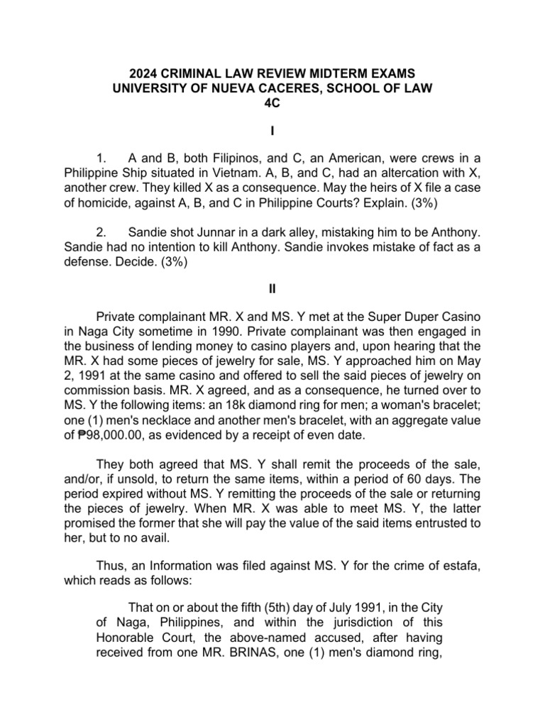 Criminal Procedure Case Examples | PDF | Treason | Plea