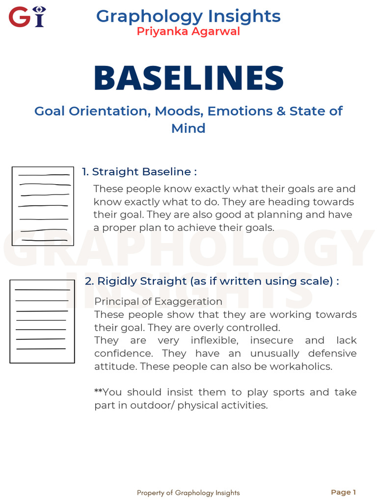 Graphology: Understanding Baselines | PDF | Social Psychology ...