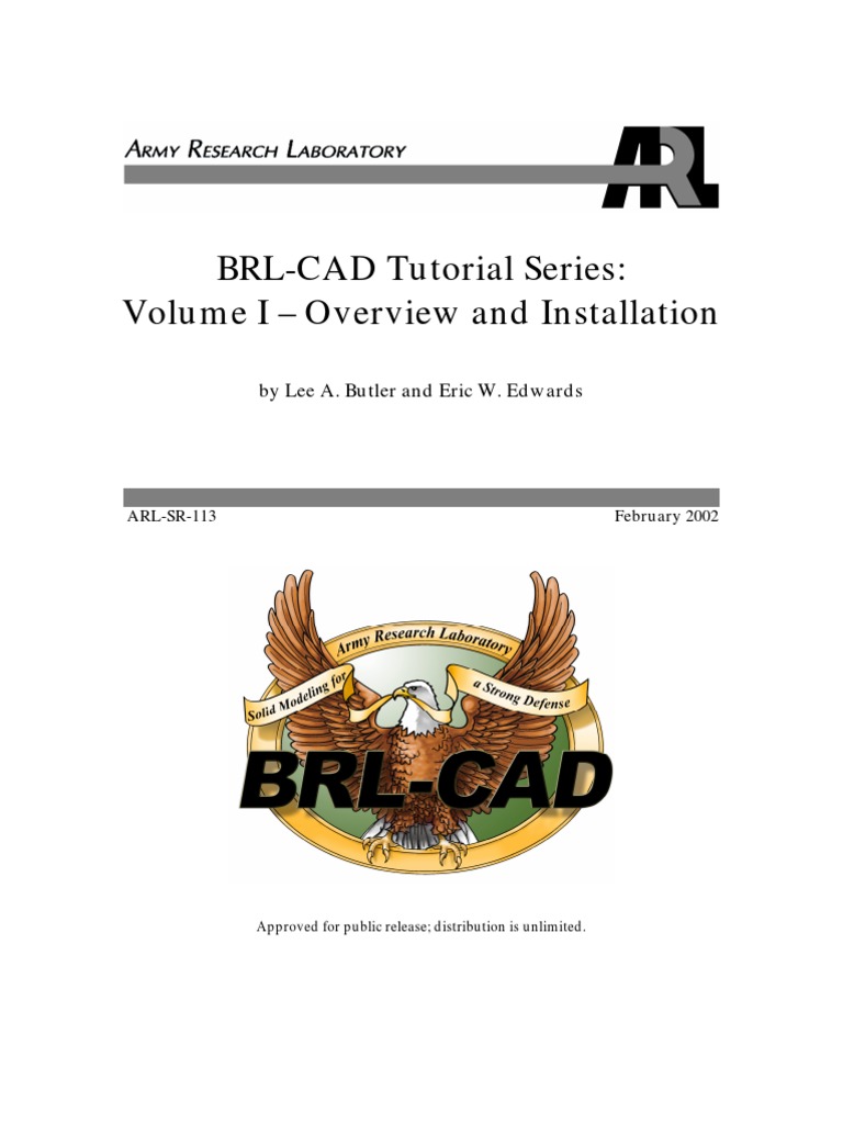 BRL-CAD Tutorial Series: Volume I - Overview and Installation | PDF ...