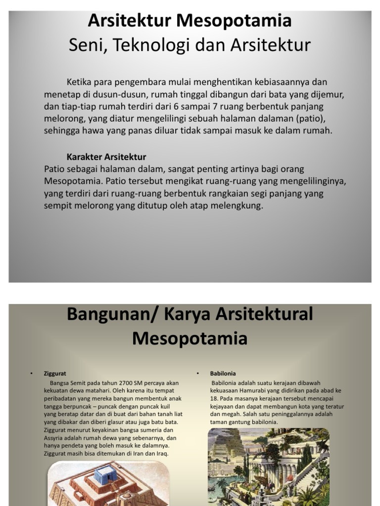 Arsitektur Mesopotamia