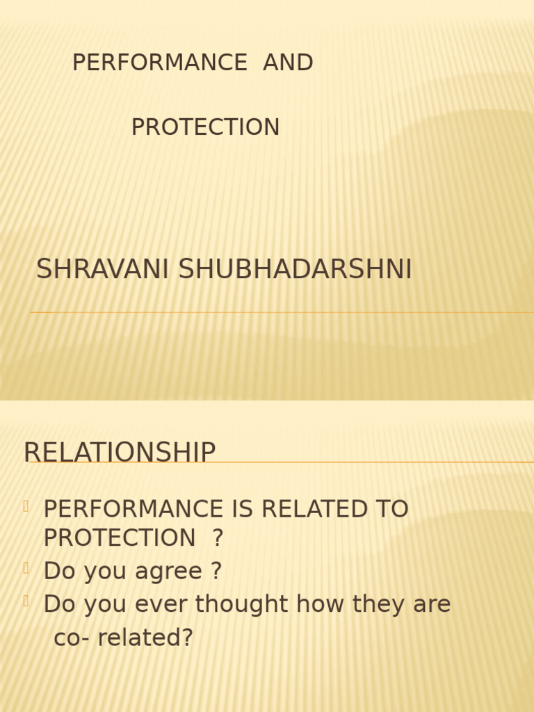 Performance and Protection | PDF | Occupational Safety And Health ...