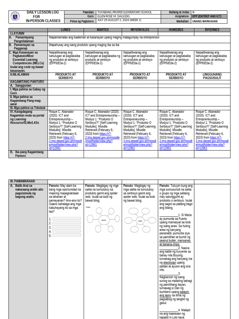 Week 1 Epp Ict | PDF