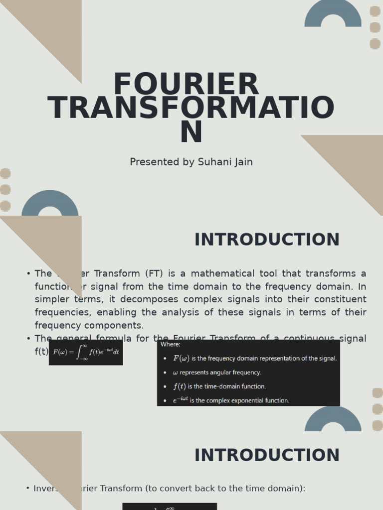 Fourier Transform in Seismic Analysis | PDF | Filter (Signal Processing ...