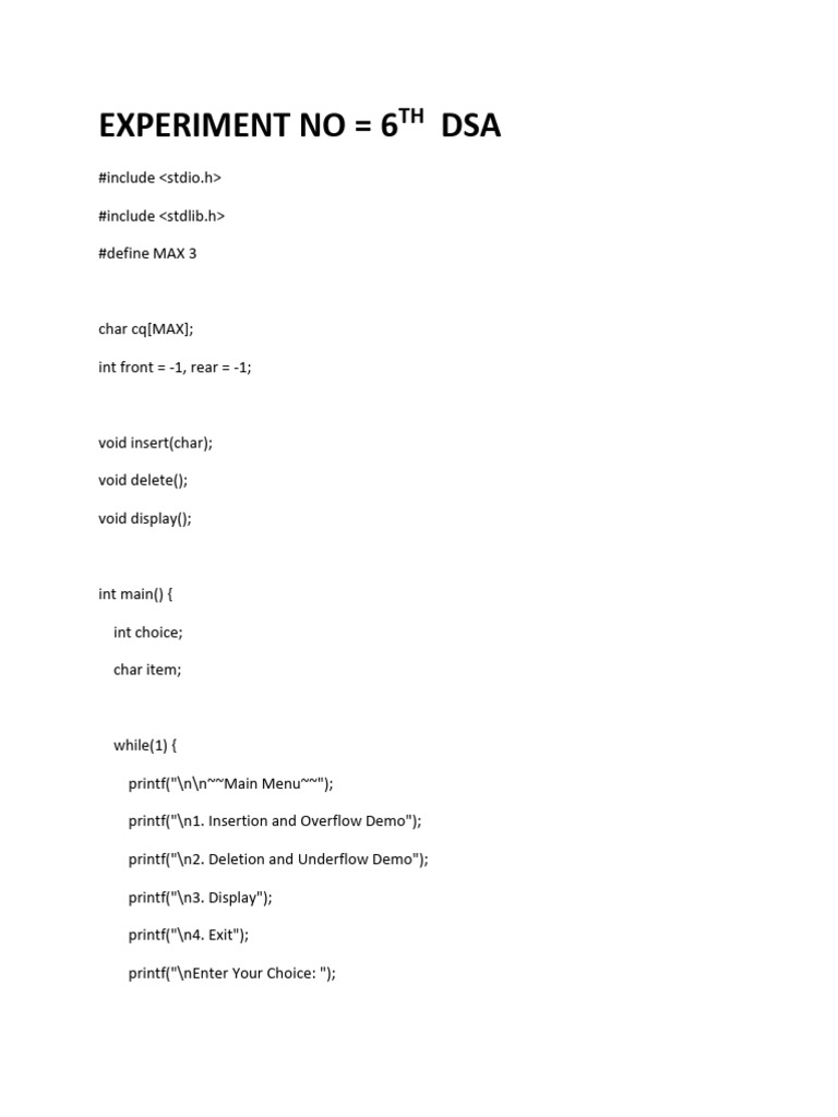 Experiment No | PDF | Computers