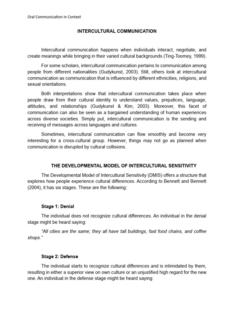 Intercultural Communication Insights | PDF | Communication | Cross ...