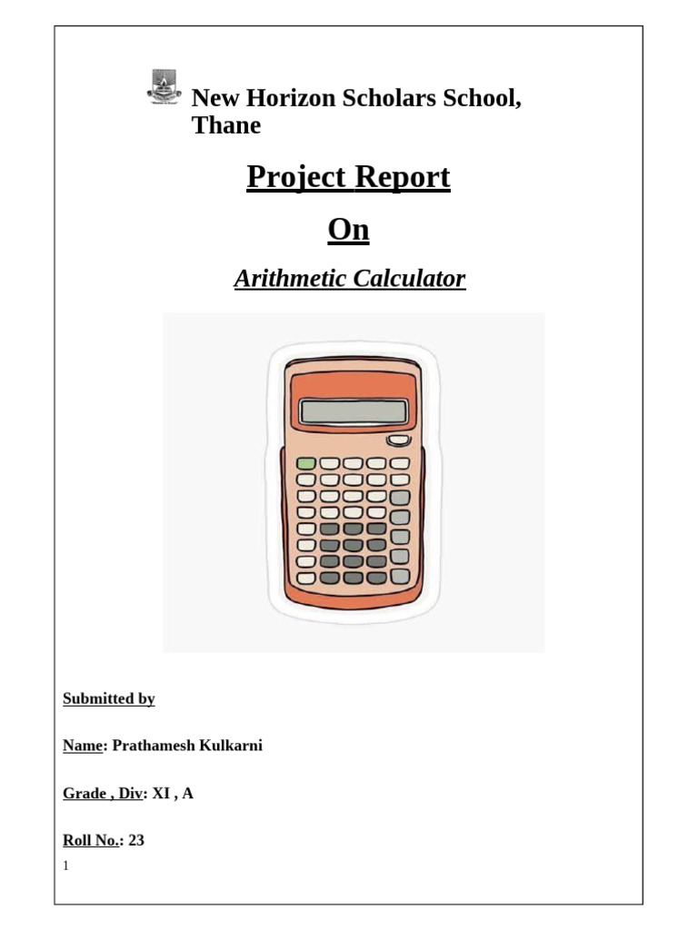 Final Cs Group Project | PDF | Calculator | Arithmetic