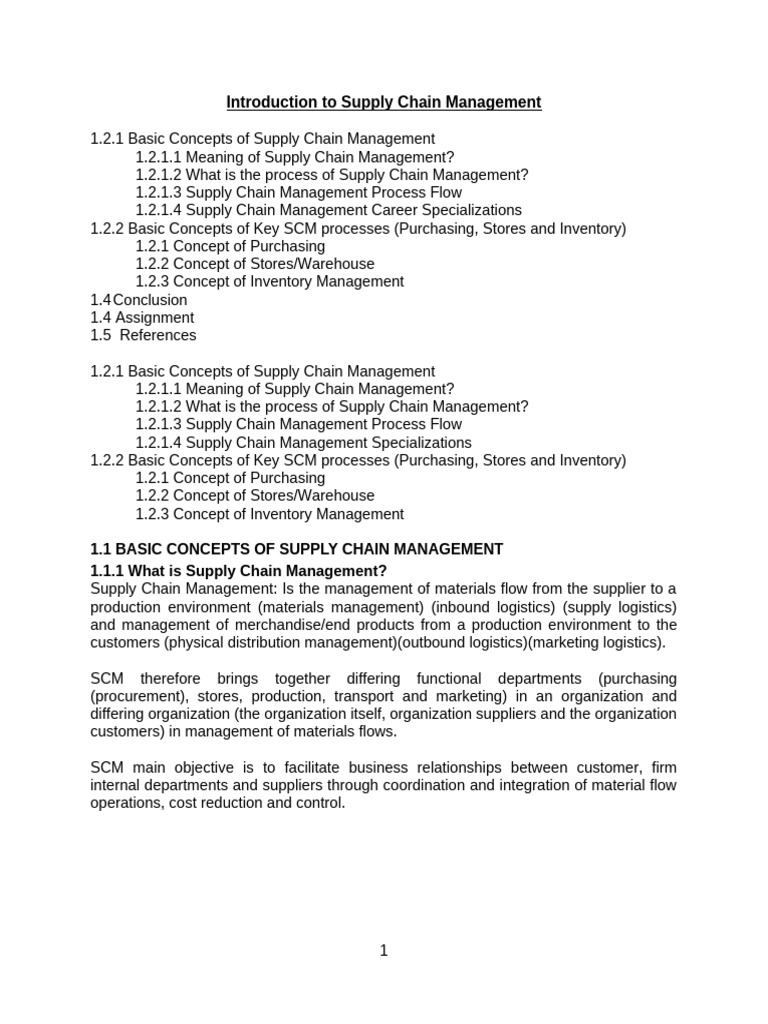 Understanding Supply Chain Management | PDF | Supply Chain Management ...
