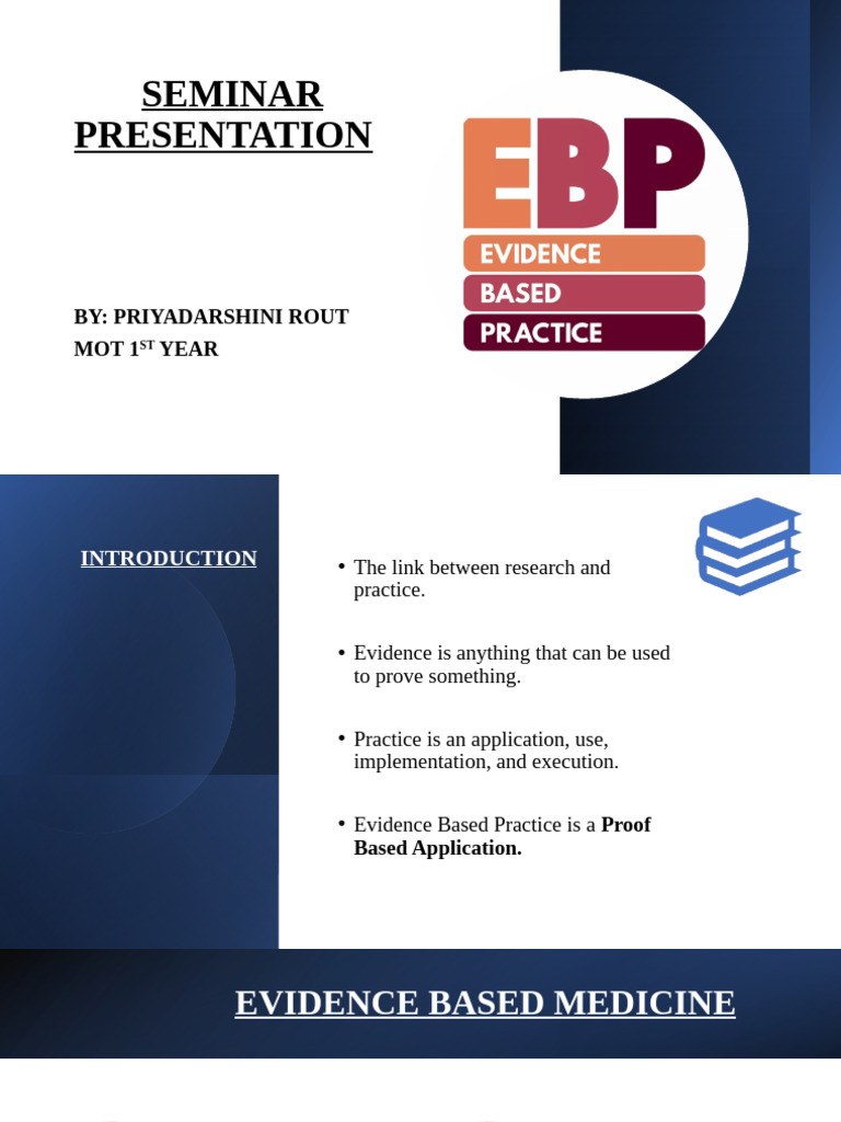 Evidence-Based Practice in Occupational Therapy | PDF | Evidence Based ...