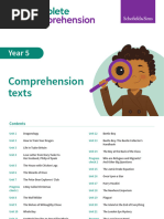 Complete Comprehension Year 3 Printable Texts | PDF | Glacier | Sugar