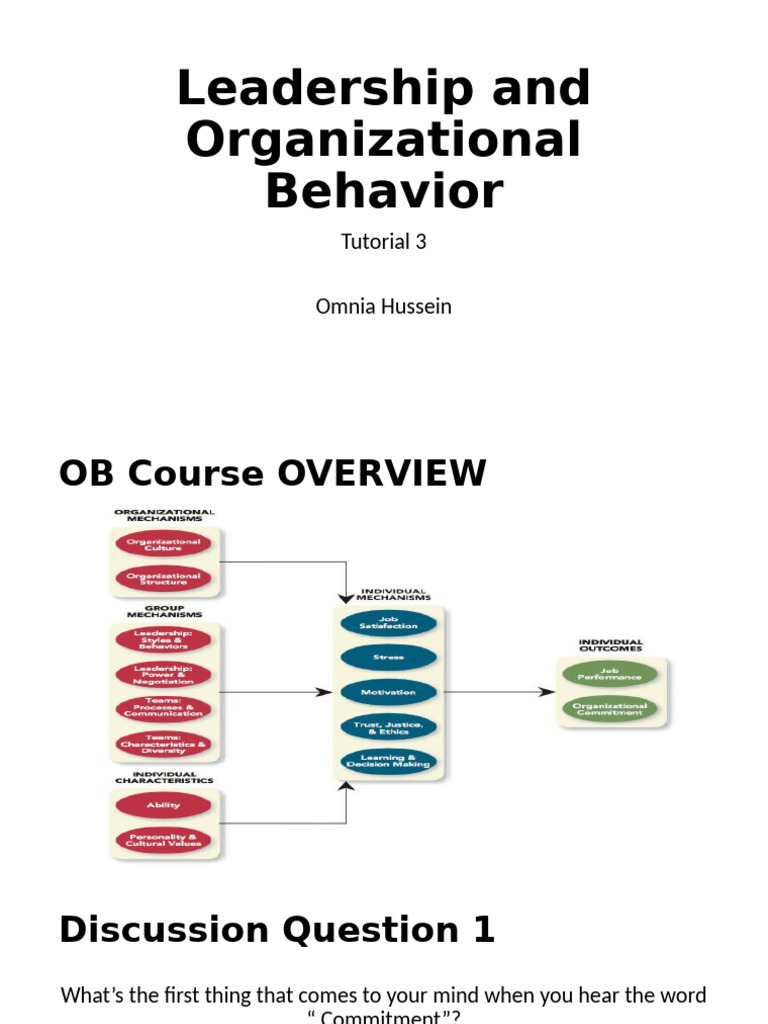 Understanding Organizational Commitment Pdf Cost Of Living Employment