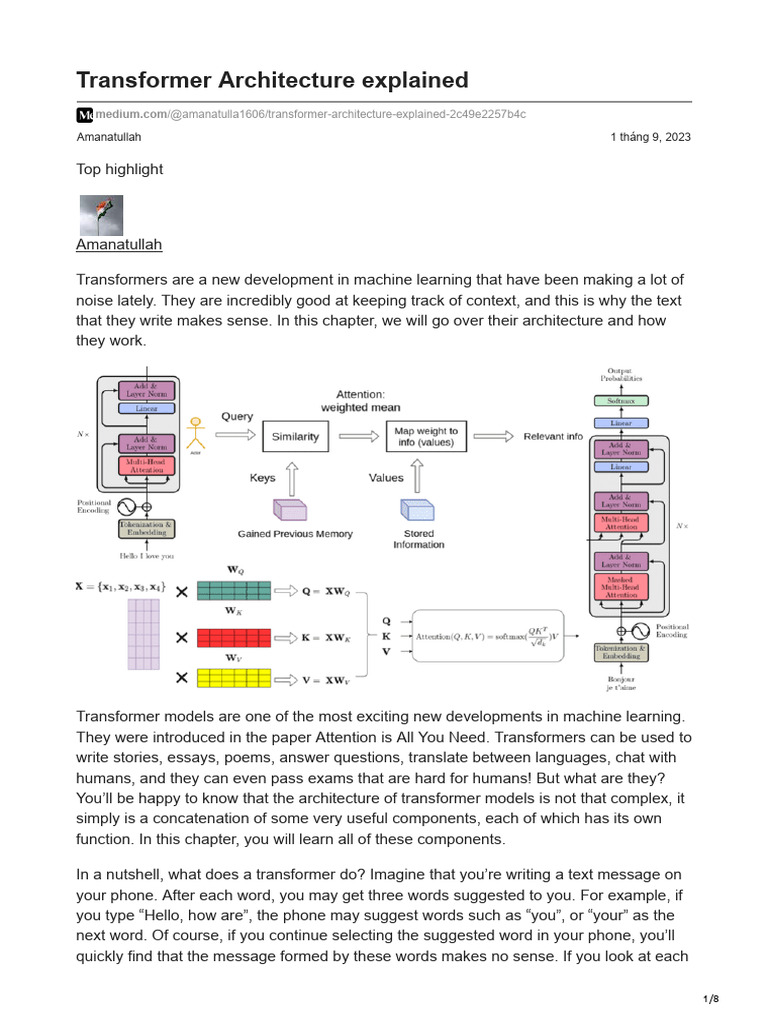 Transformer Architecture Explained | PDF | Cognitive Science ...