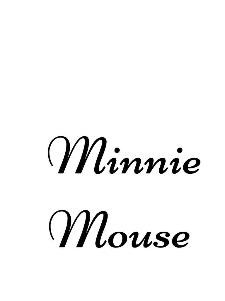 Minnie Mouse | PDF