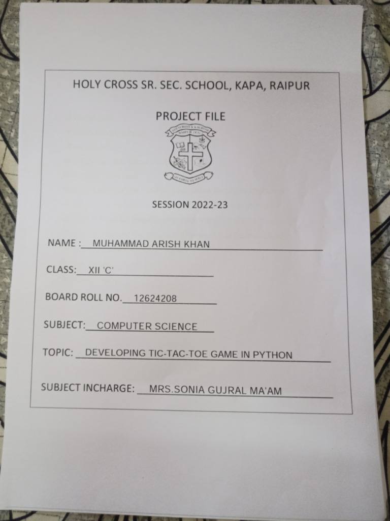 Class 12 CS Project | PDF