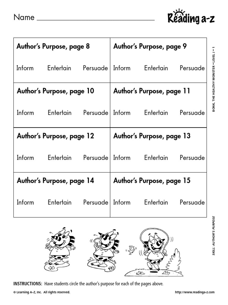 Raz tm27 Healthymonster WKSH | PDF | Linguistics
