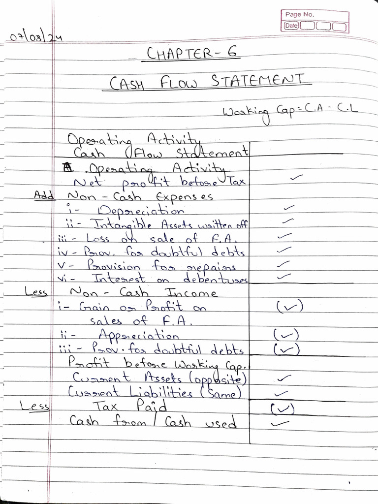 Cash Flow Statement | PDF
