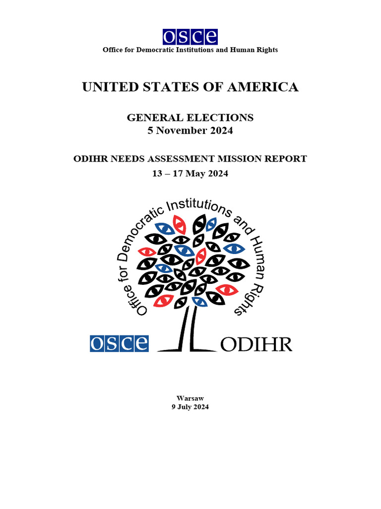 Osce Usa | PDF | Voting Rights In The United States | United States ...