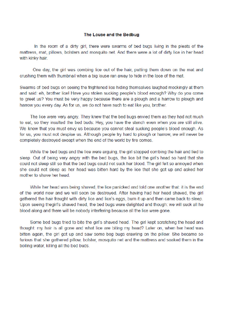 bed-bug-and-the-louse-activity-pdf