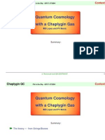 MB Lopez and PV Moniz- Quantum Cosmology with a Chaplygin Gas