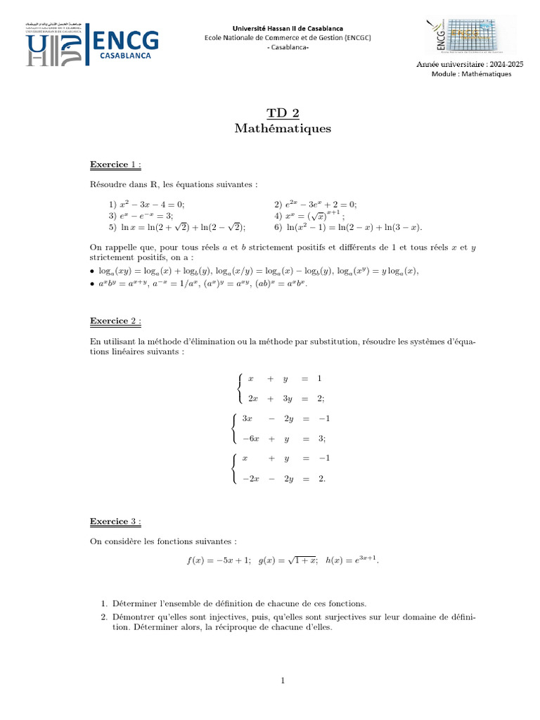 Résolution d'équations et fonctions mathématiques | PDF | Analyse ...