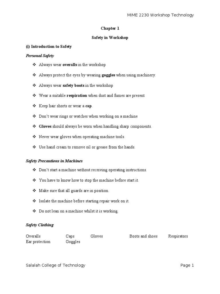 Workshop Technology-Course Material | PDF | Drilling | Engineering ...