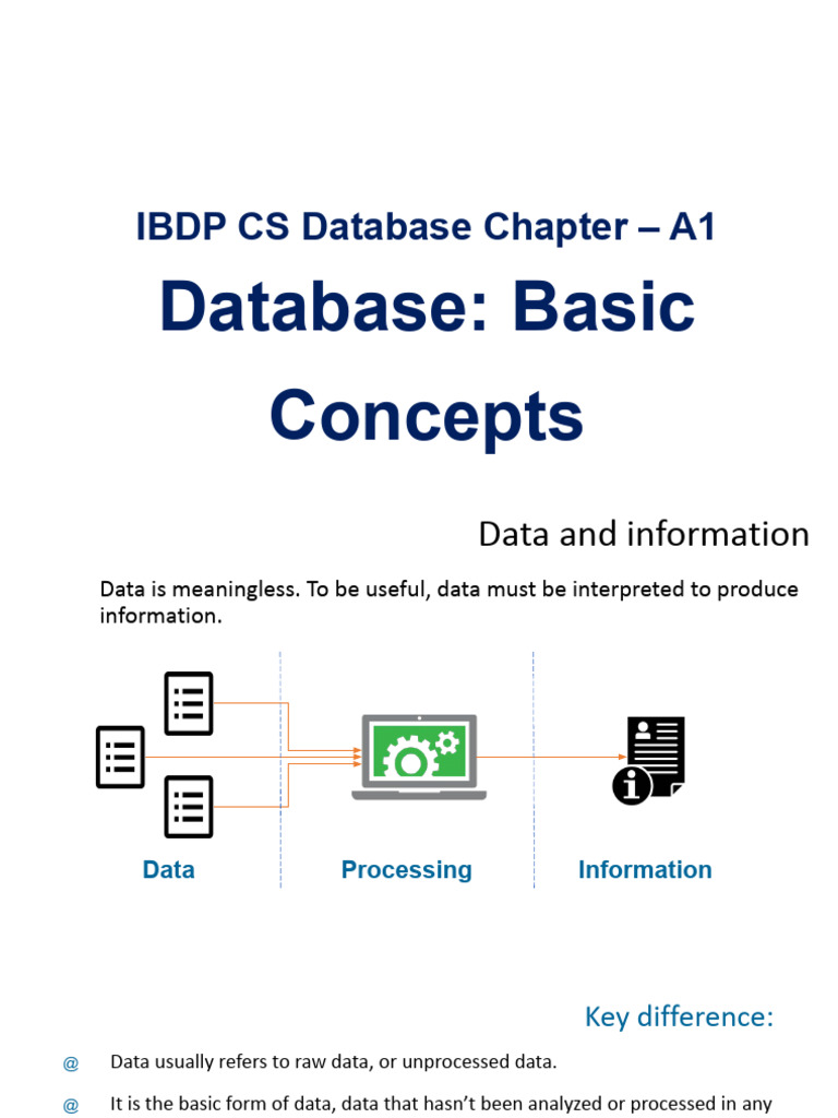 Database A1 Presentation and Activity 1 | PDF | Databases | Database ...