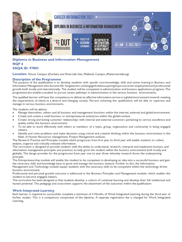 FAI Business and Information Management | PDF | University And College ...