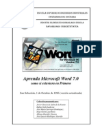 Aprenda Microsoft Word 7.0