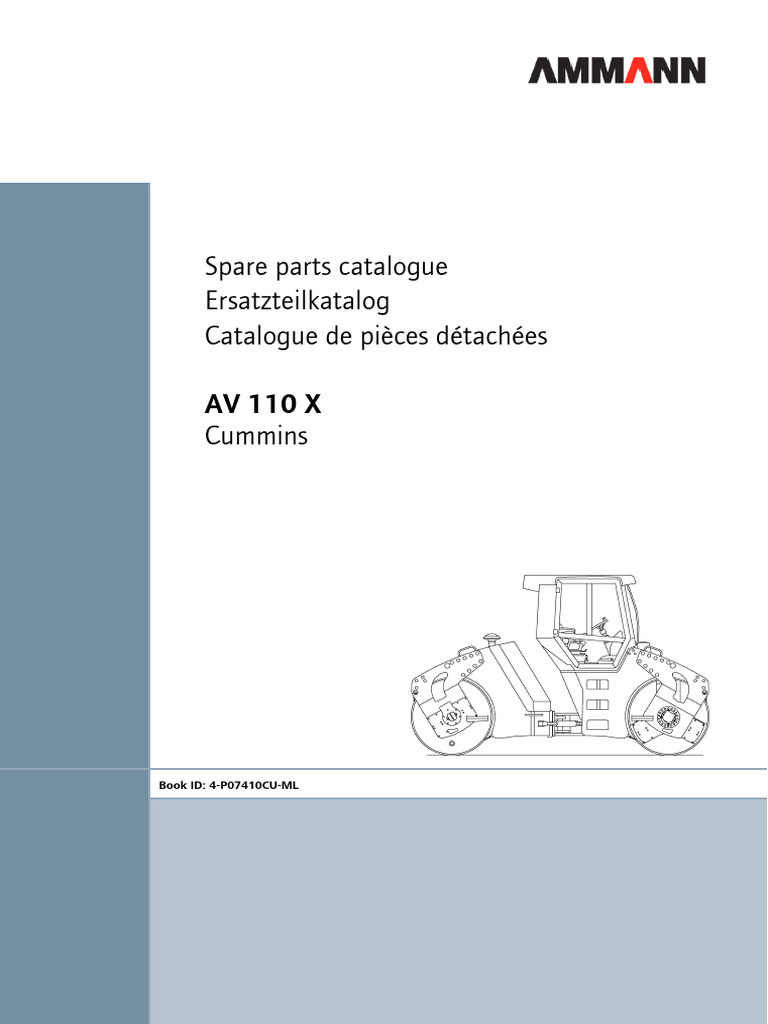 Ammann AV 110 X Spare Parts Guide | PDF | Nut (Hardware) | Machines