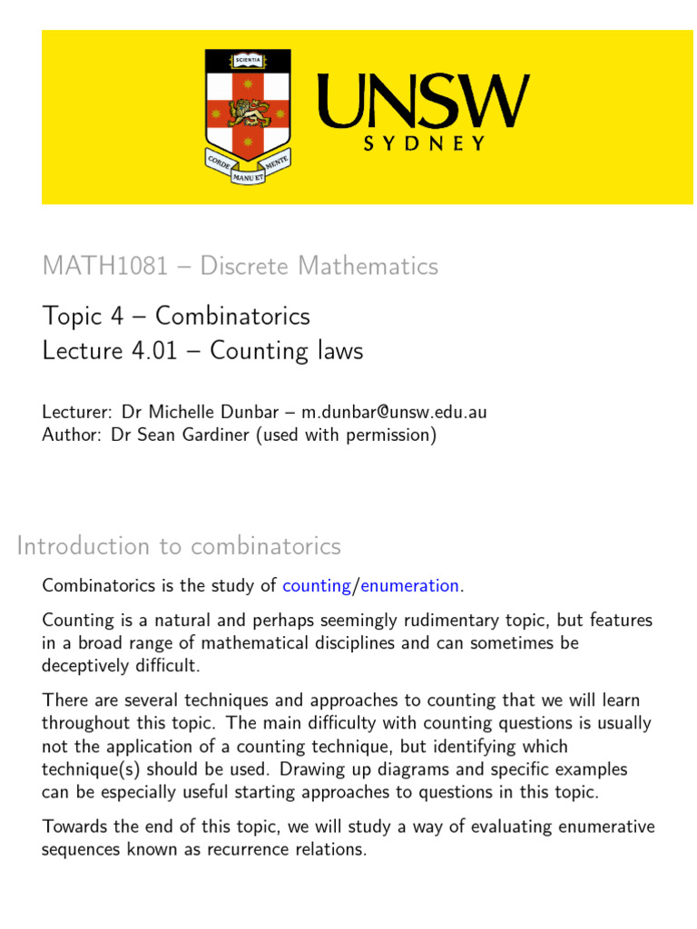 Topic 4 Complete Slides | PDF | Permutation | Consonant