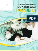 Pedoman Pendidikan Dokter Gigi Fkgui