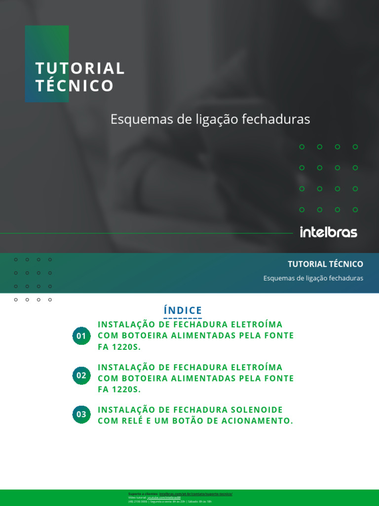 Esquemas De Ligação Fechadura Pdf