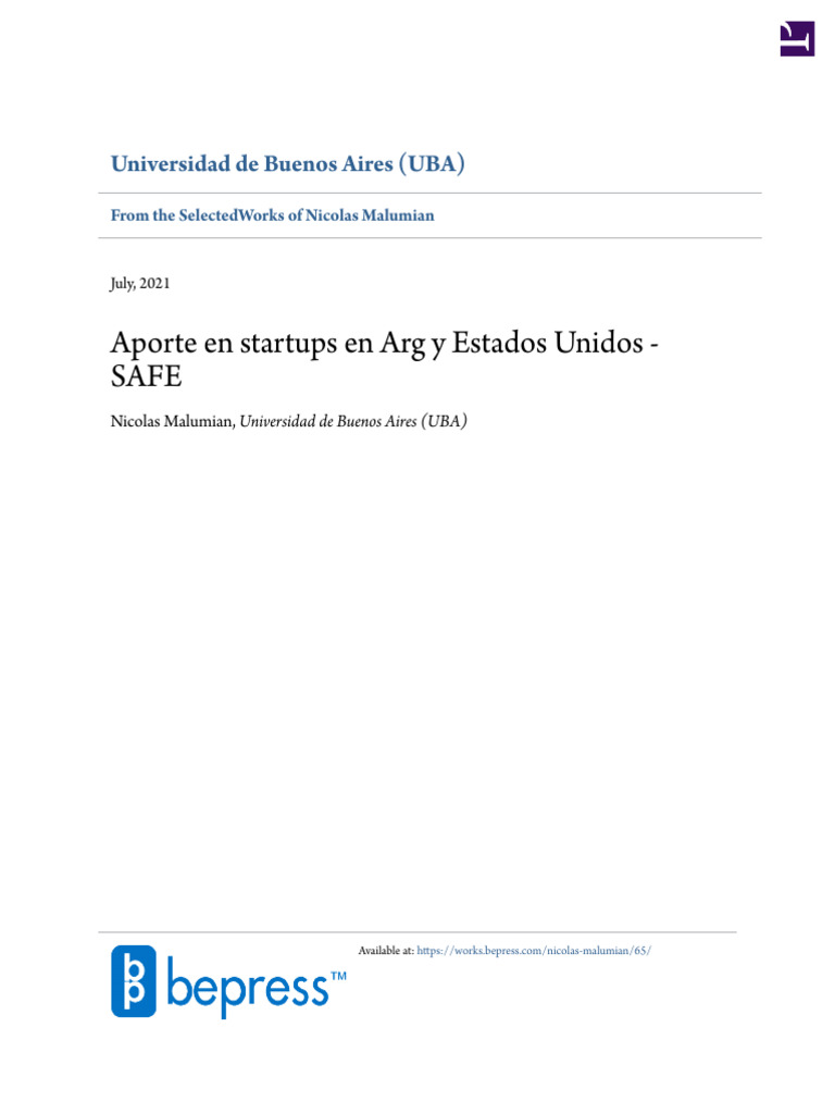 Aporte de Venture Capital en Startups | PDF | Empresa de inicio ...
