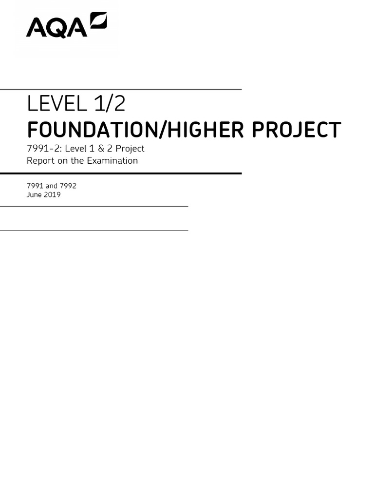 Aqa 7991 7992 Wre Jun19 - 2 | PDF | Specification (Technical Standard)