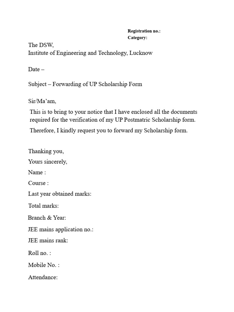 Required documents pdf
