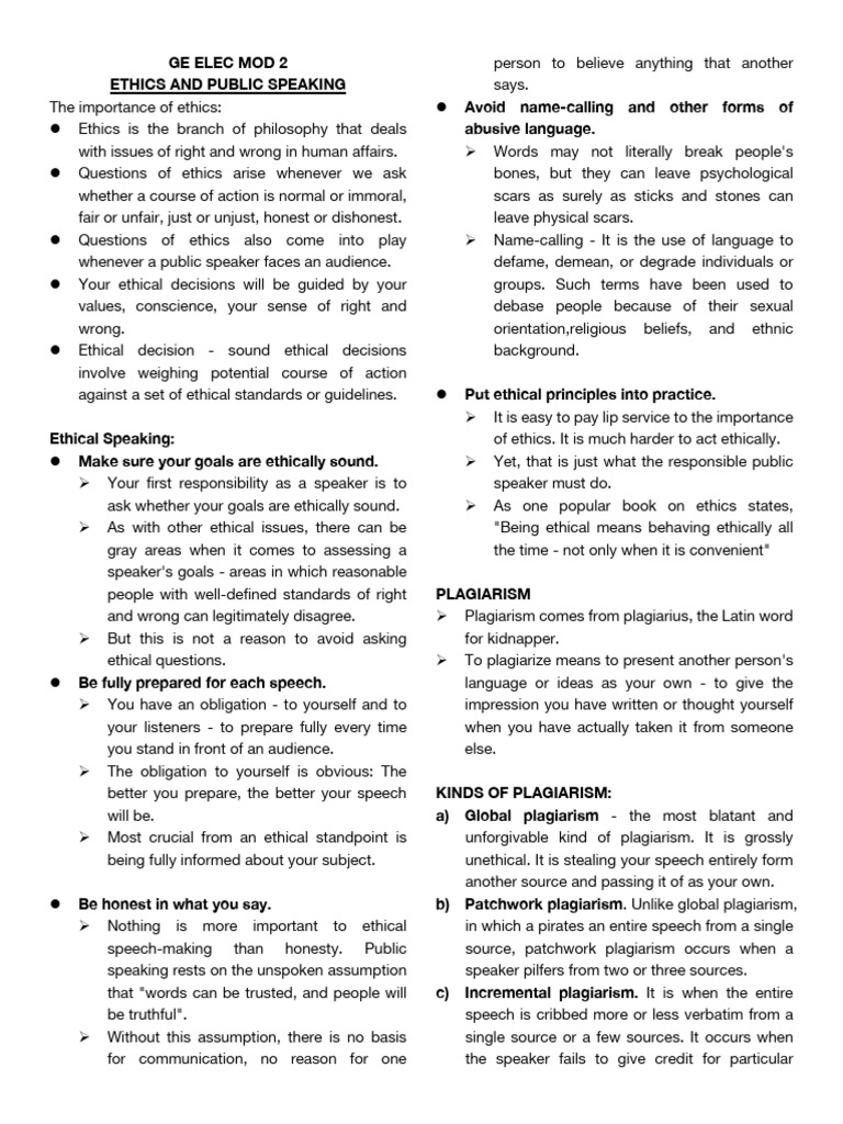 Ge Elec Mod 2 Pdf Plagiarism Experience