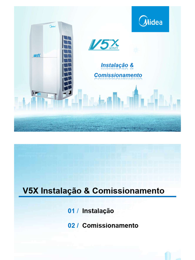 Guia de Instalação e Comissionamento V5X | PDF | Pressão | Vácuo