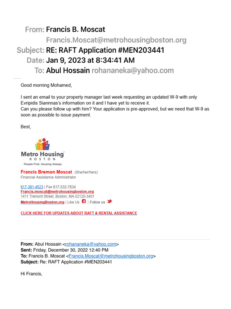 Re RAFT Application #MEN203441 | PDF | Politics | Social Science
