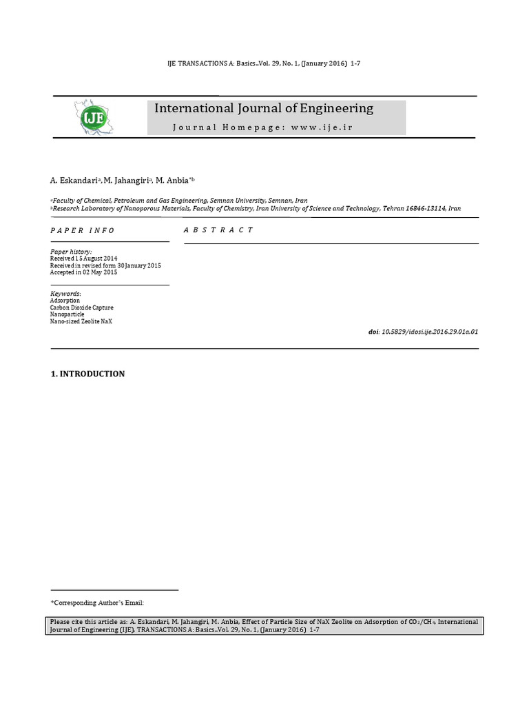 IJE - Volume 29 - Issue 1 - Pages 1-7 | PDF
