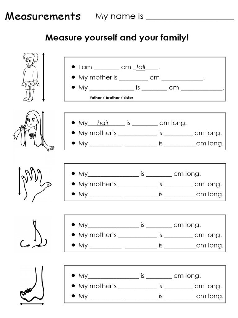 Measuringfamily | PDF