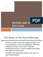 Writing and Tracking Test Cases