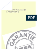Ikea-Certificat Garantie - 2011