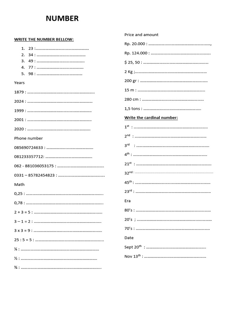 NUMBER | PDF