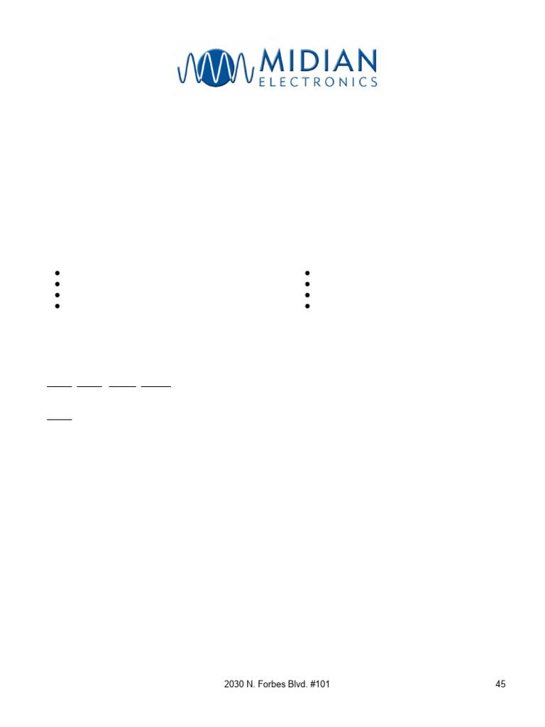 Midian Electronics PDE-1 Manual | PDF | Menu (Computing) | Electronics