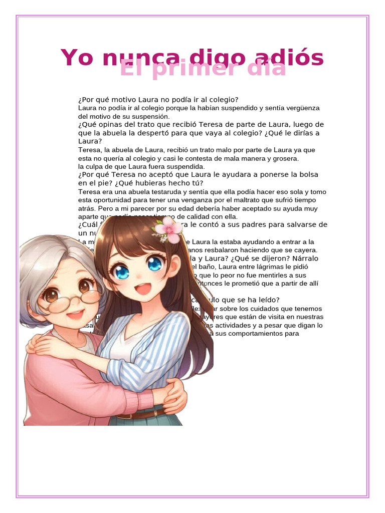 Yo Nunca Digo Adiós 2c Kg Pdf Poesía