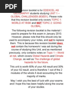 Download Edexcel as Geography - Global Challenges by harryround SN79081740 doc pdf