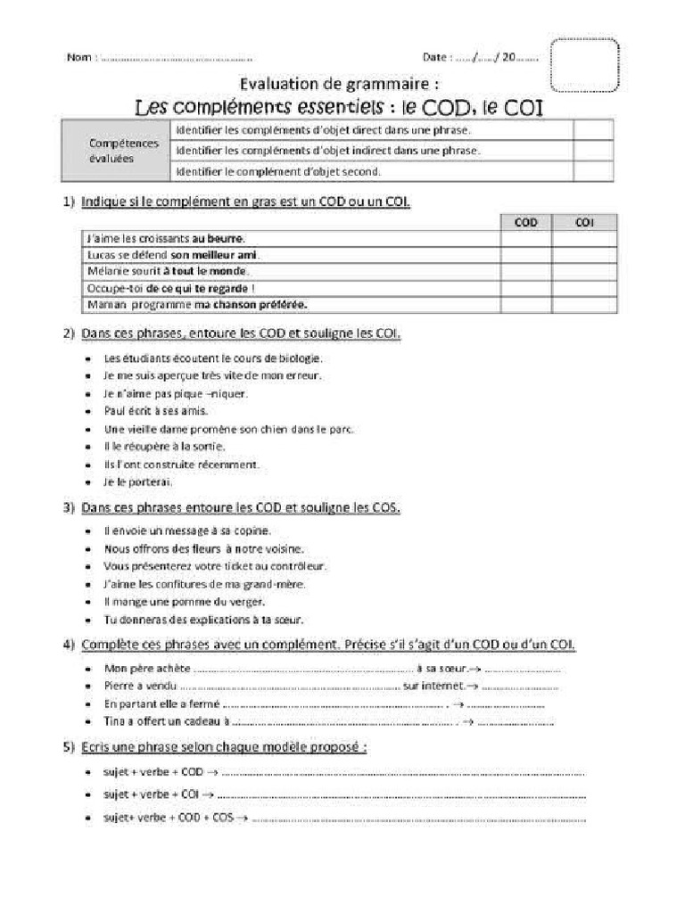 Cod Coi cm2 | PDF