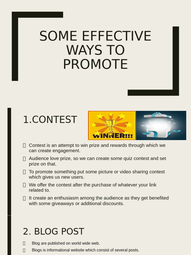 30 Ways To Promote | PDF | Facebook | Popular Culture & Media Studies