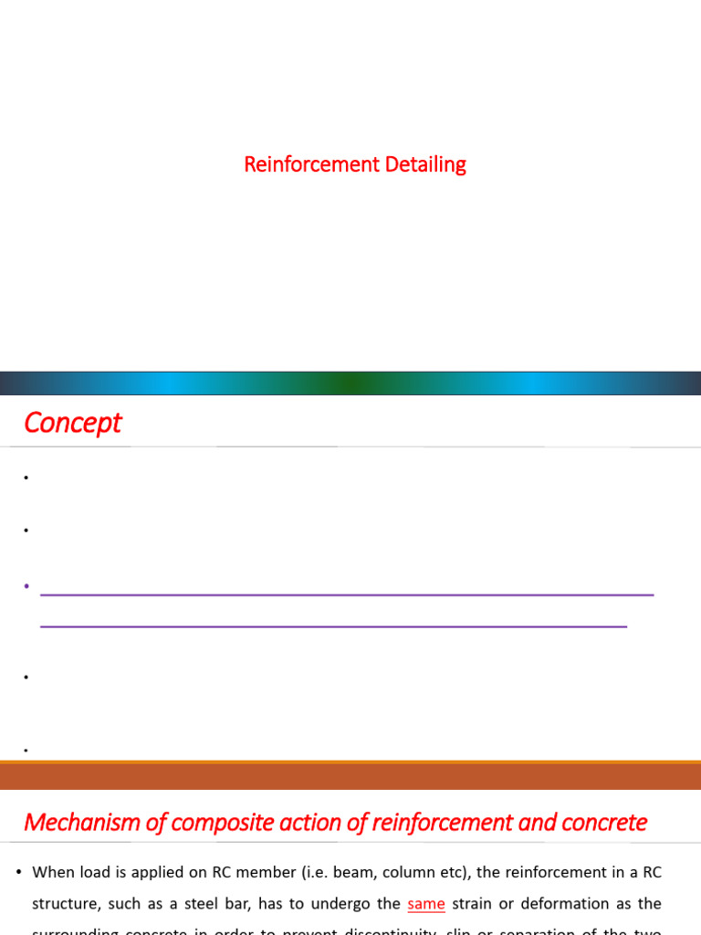 Reinforcement Detailing in Concrete Structures | PDF | Strength Of ...