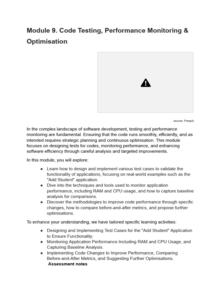 Software Testing & Optimization Guide | PDF | Software Testing ...